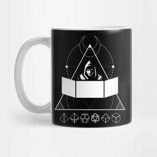 Polyhedral Dice Game Master TRPG Tabletop RPG Gaming Addict Mug